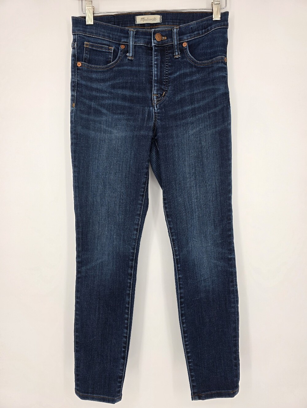 Madewell 10" High Rise Skinny Jeans Dark Wash Size 26